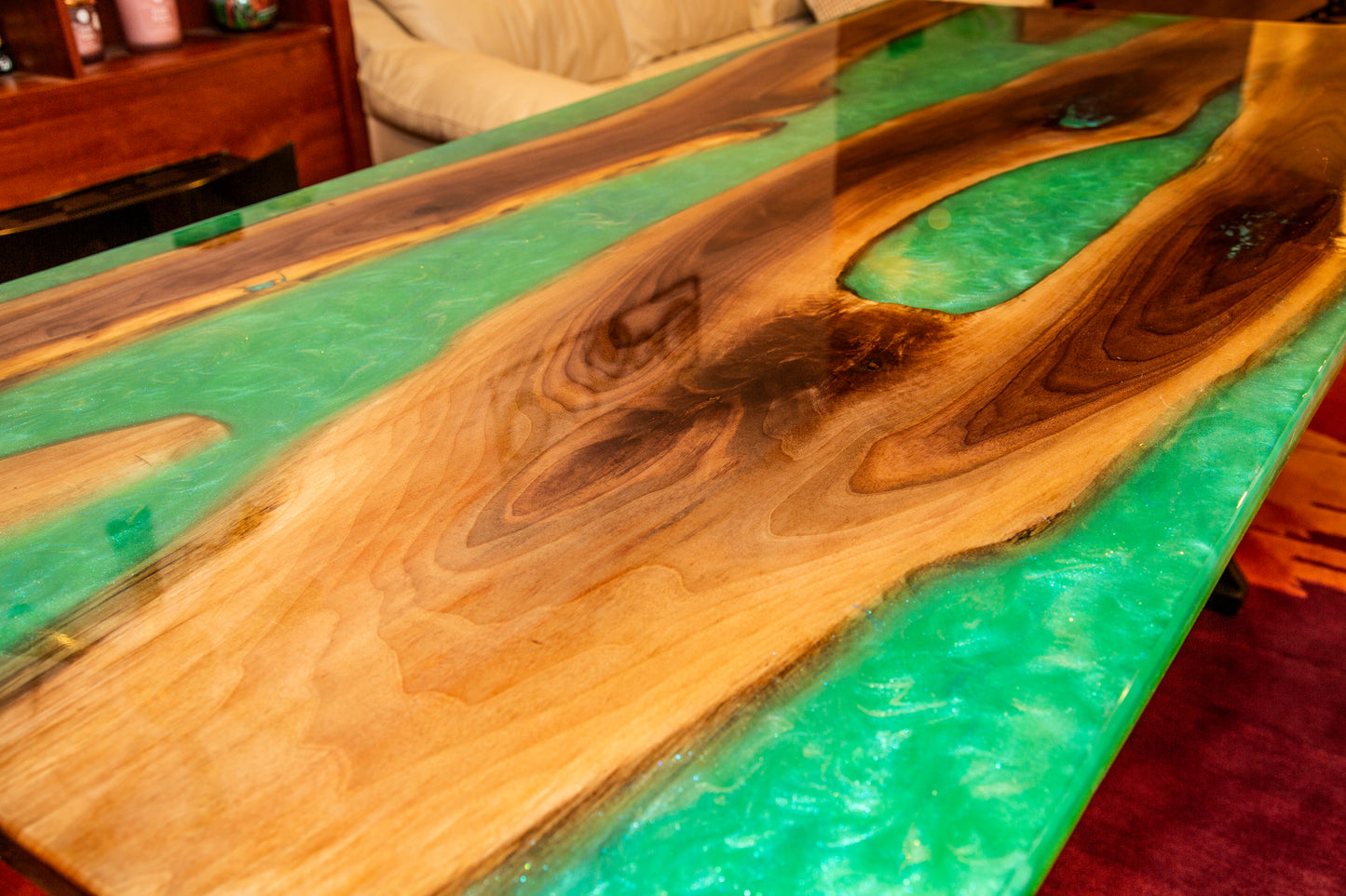 River epoxy table