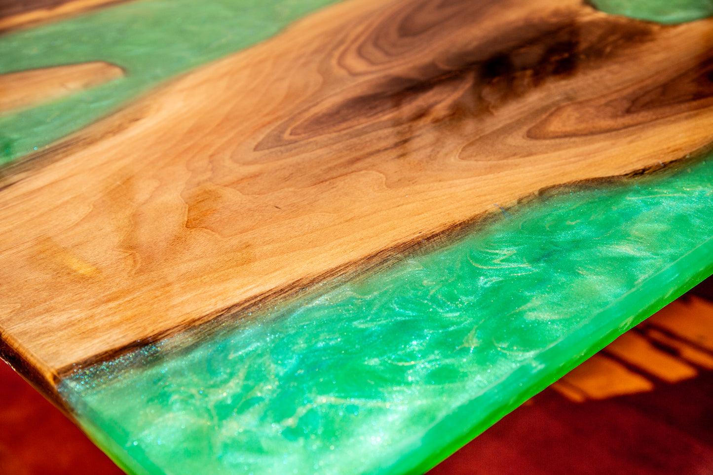 River epoxy table