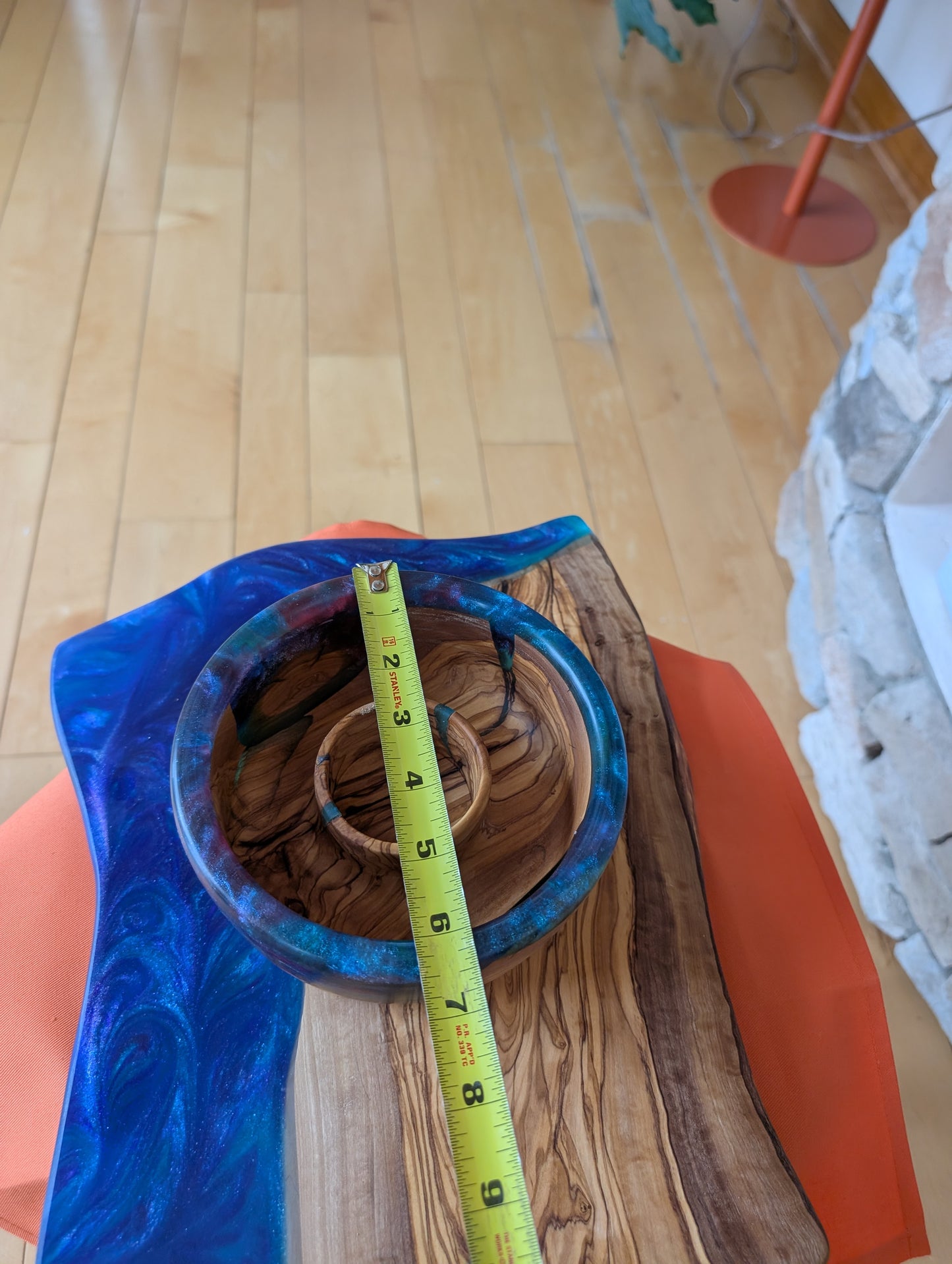 Charcuterie board and bowl