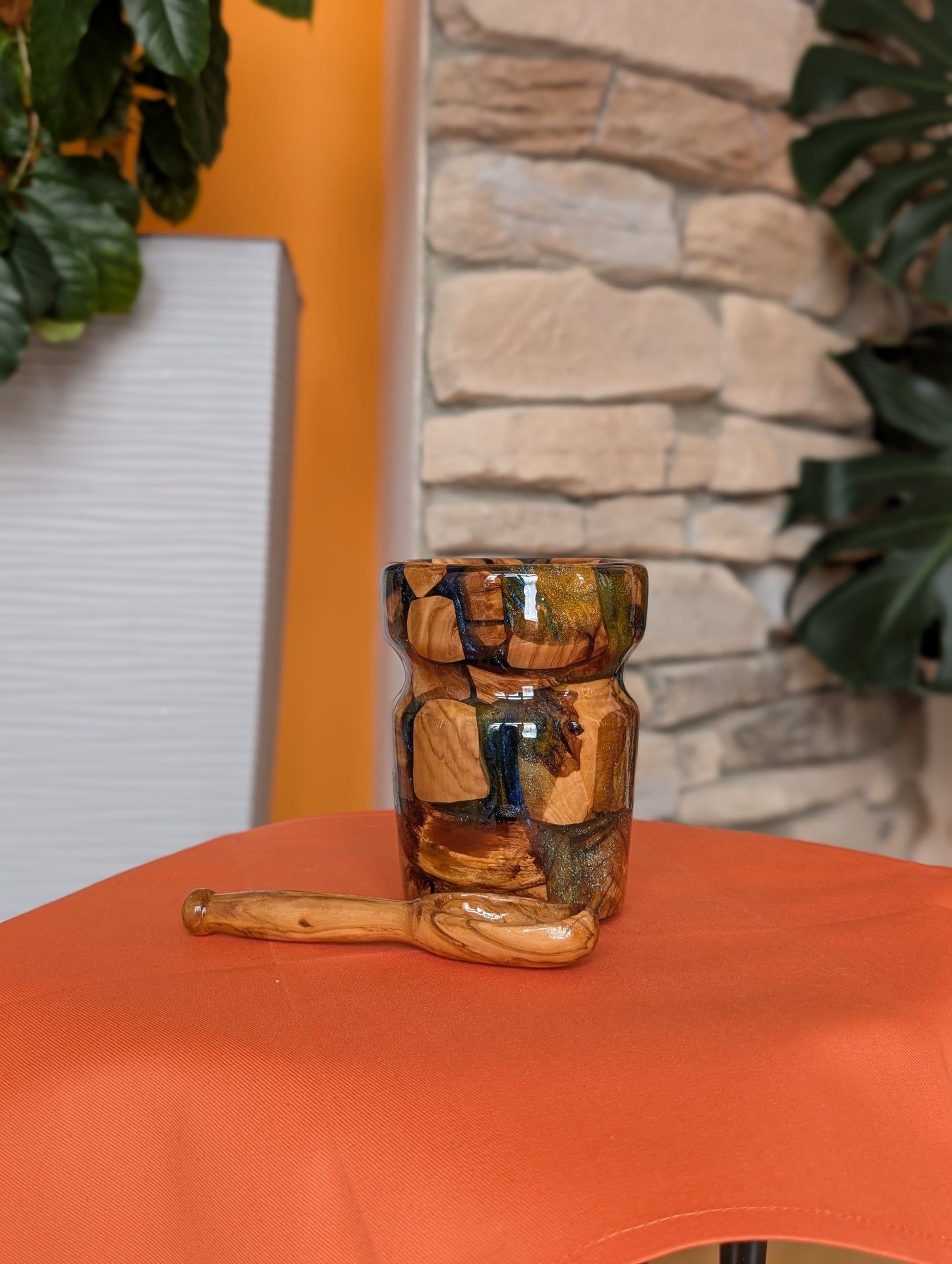 Container with spoon