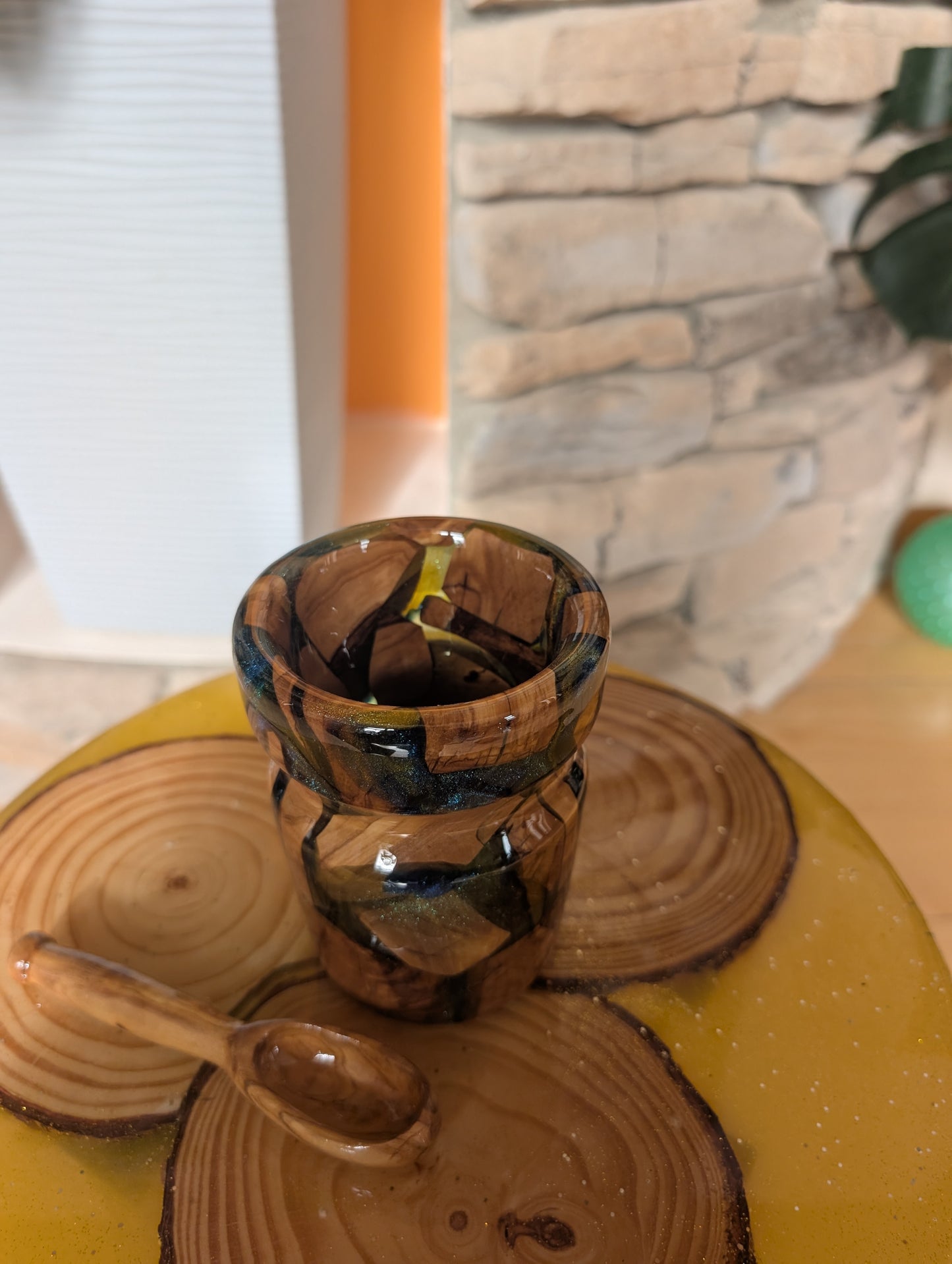 Container with spoon